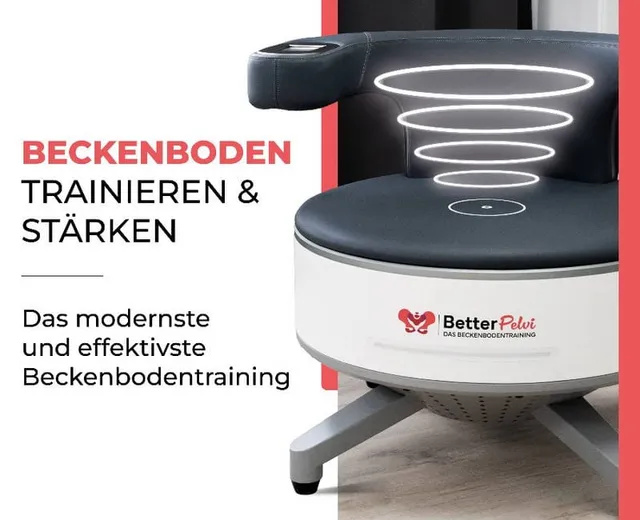 BetterPelvi-Stuhl für bekleidetes Beckenbodentraining